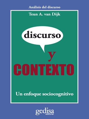 cover image of Discurso y contexto